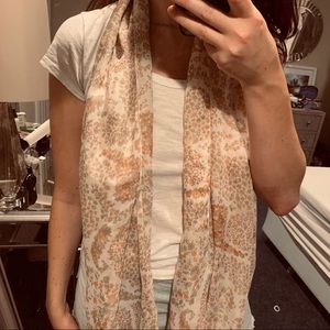Paisley floral print scarf